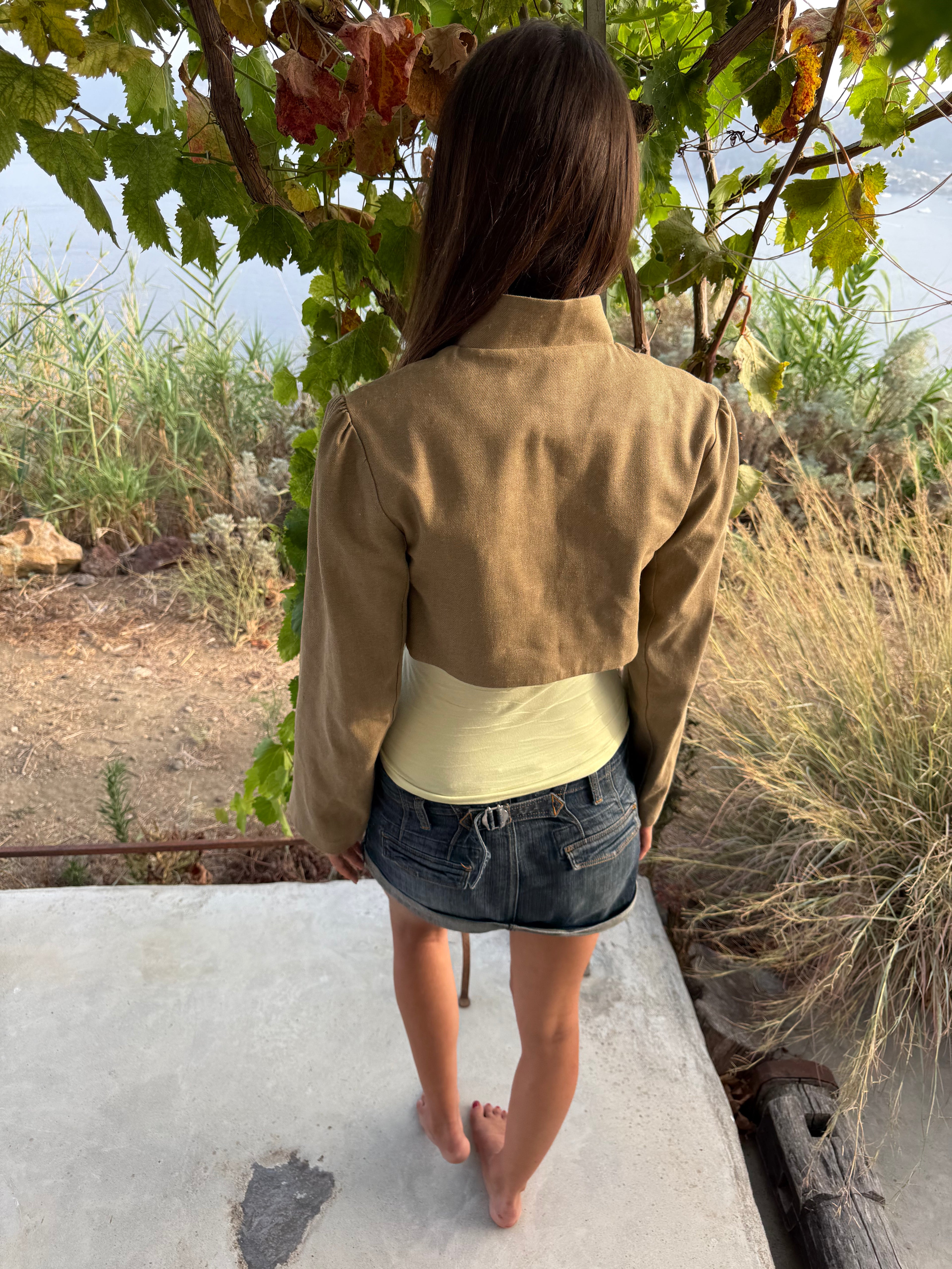 The button up bolero jacket