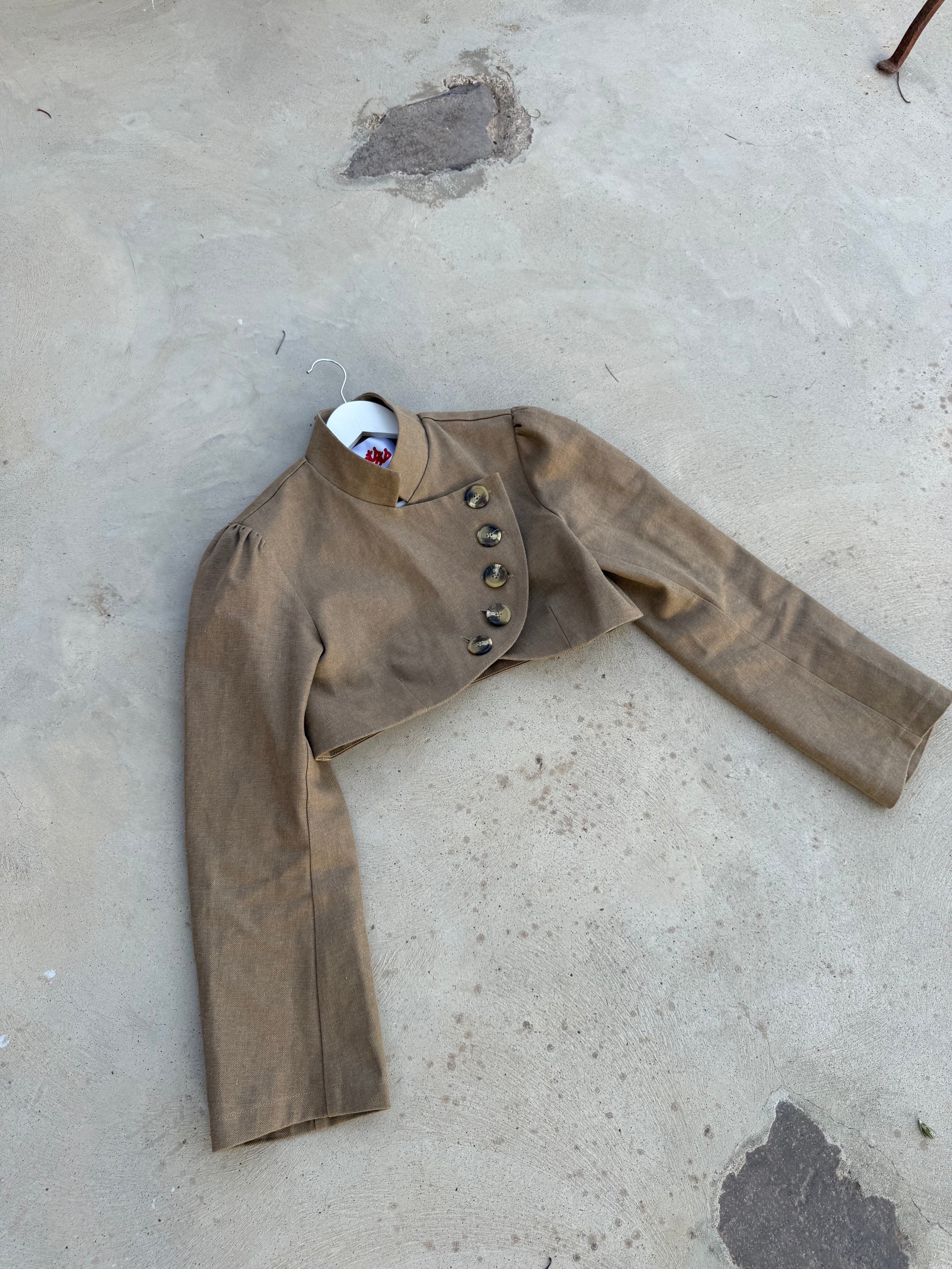 The button up bolero jacket