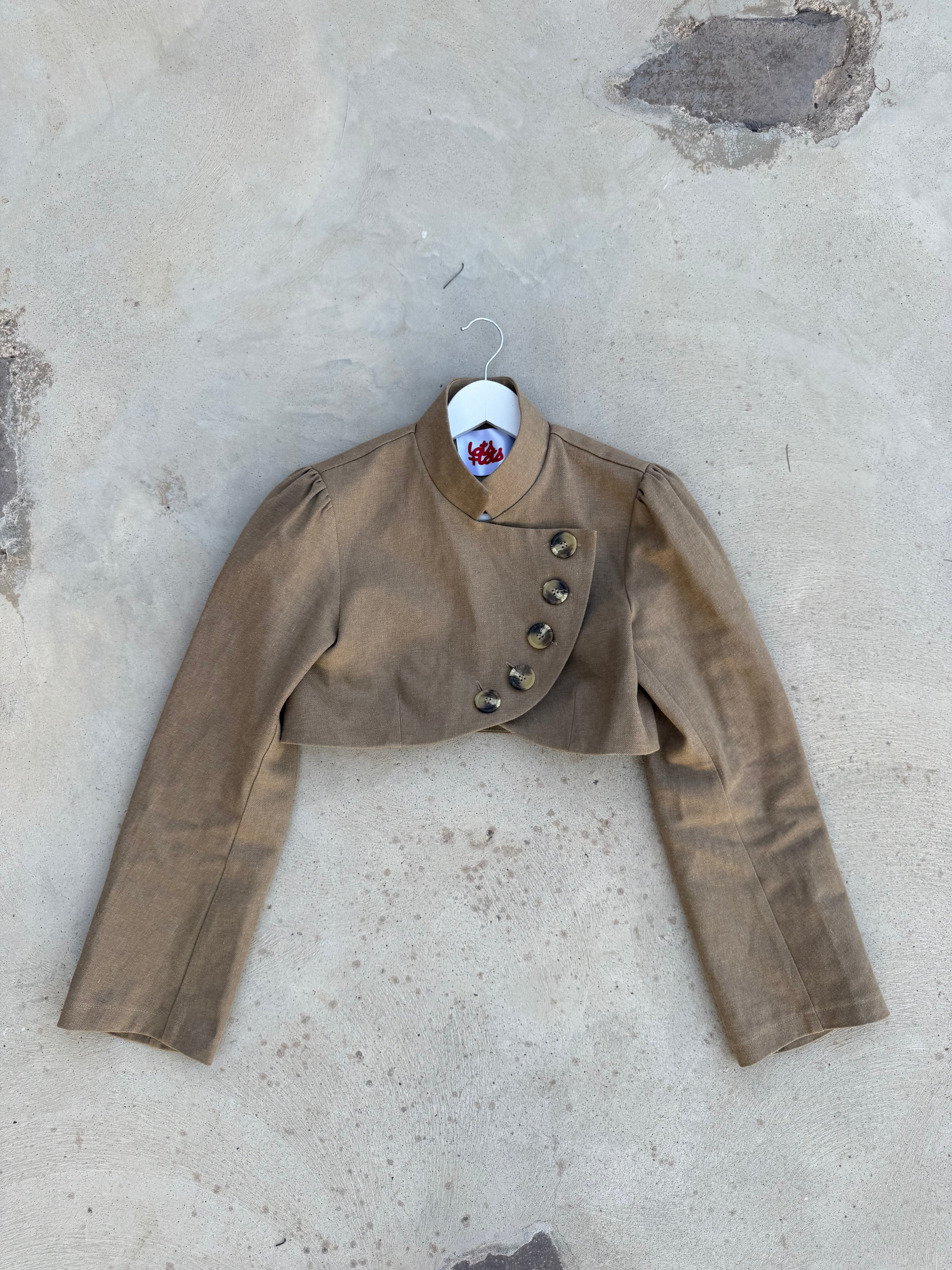 The button up bolero jacket